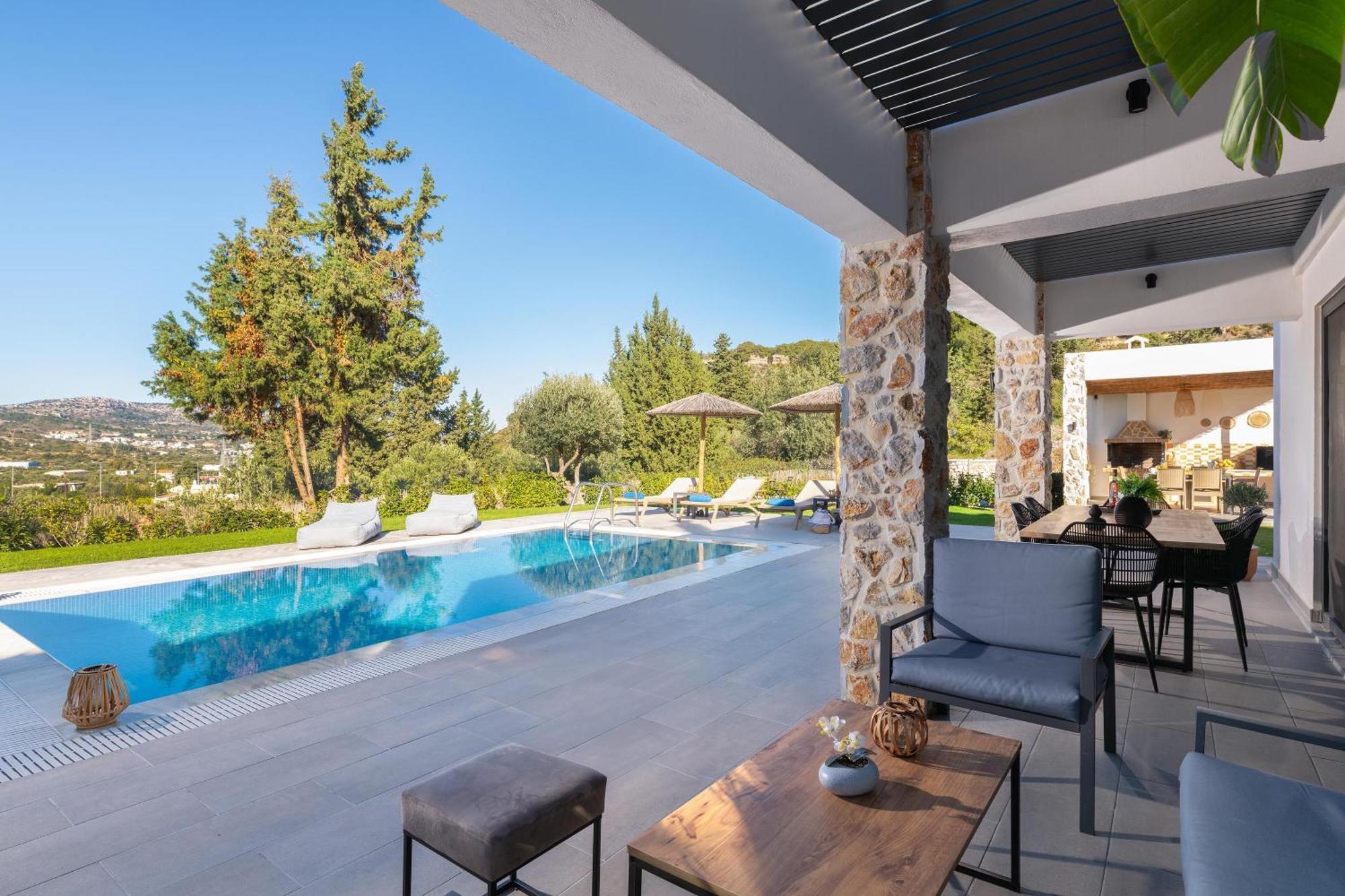 Aiora Luxury Villas Afantou Ngoại thất bức ảnh