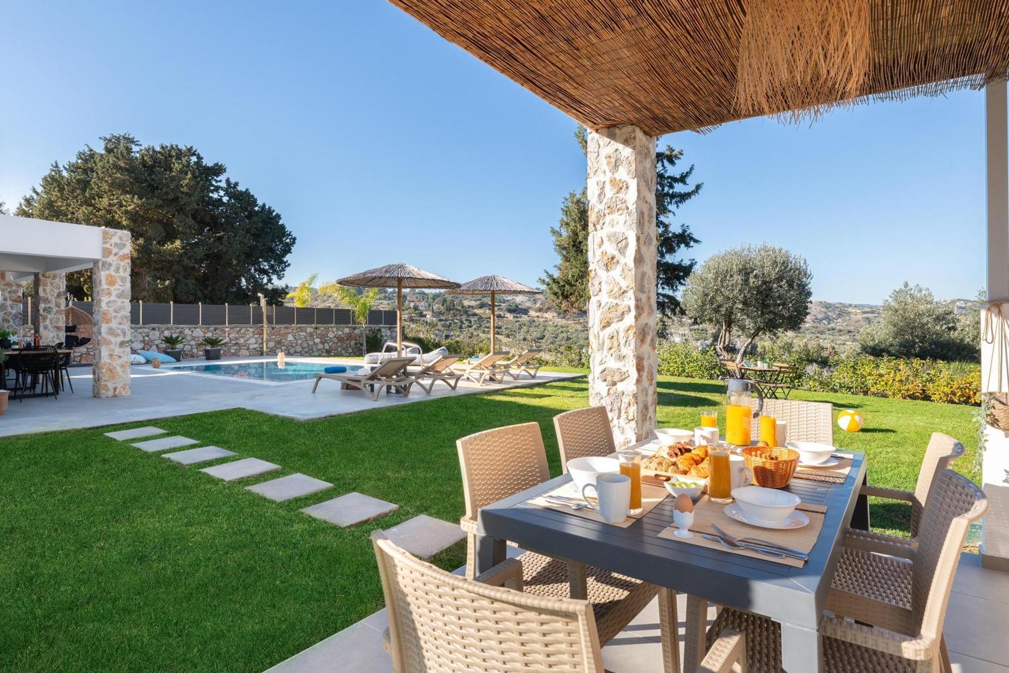 Aiora Luxury Villas Afantou Ngoại thất bức ảnh