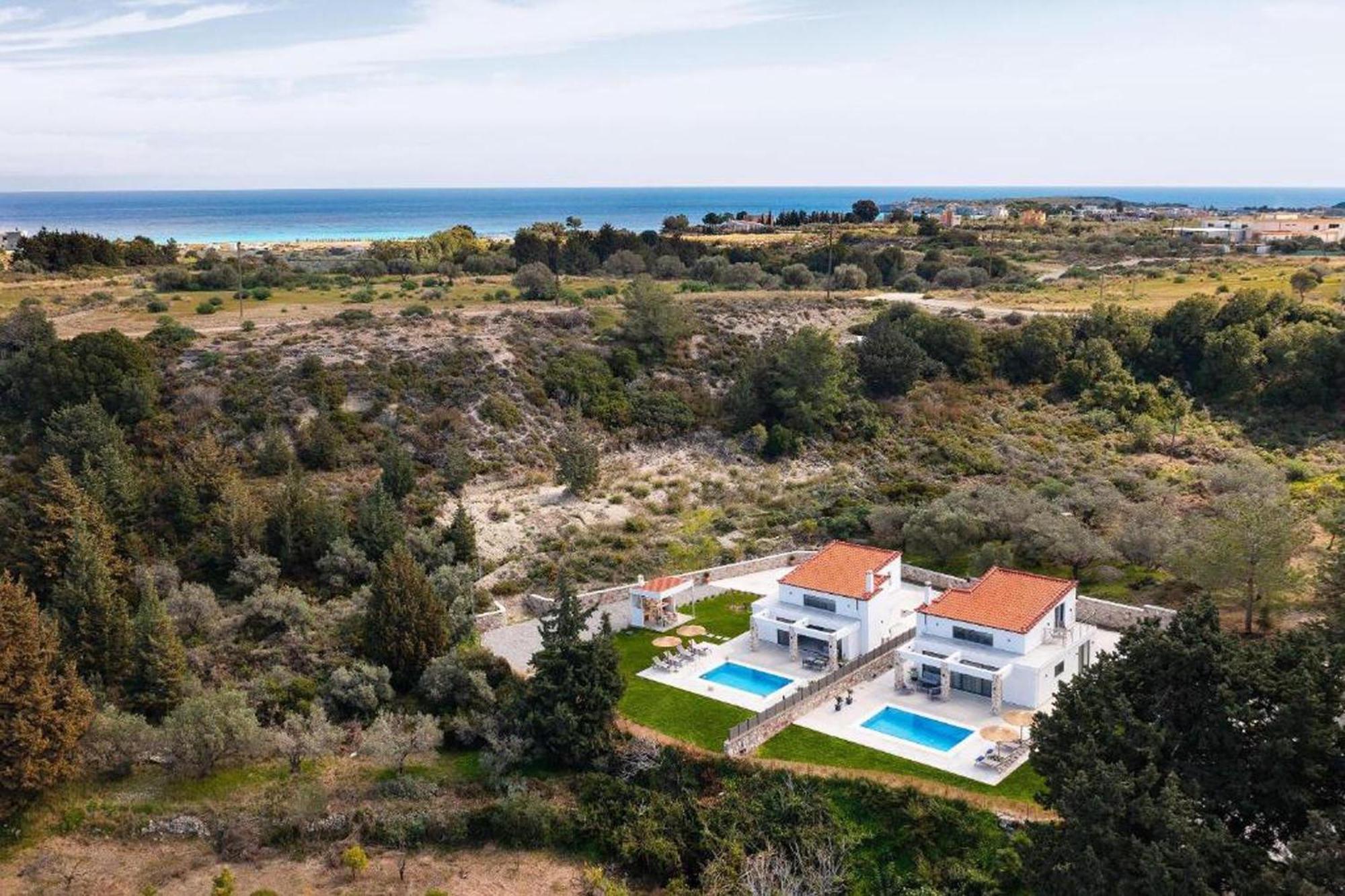 Aiora Luxury Villas Afantou Ngoại thất bức ảnh